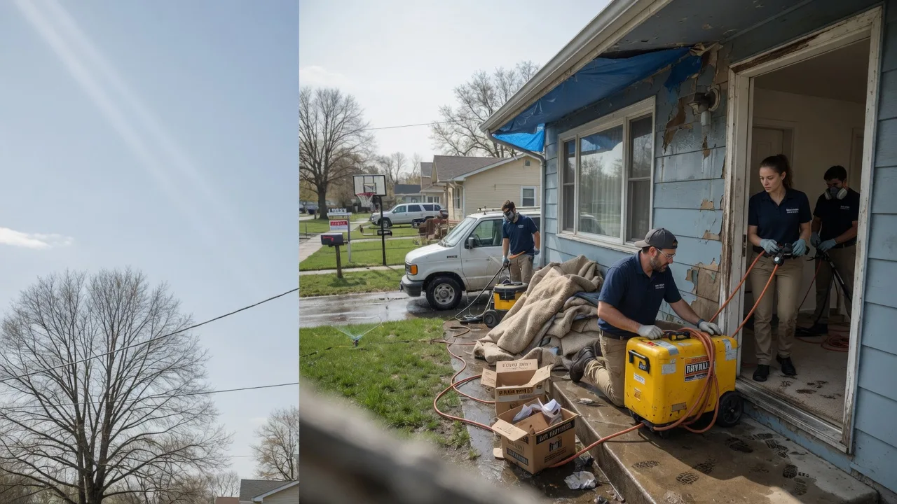 Basement Flood Cleanup in Mount Olive, IL near me